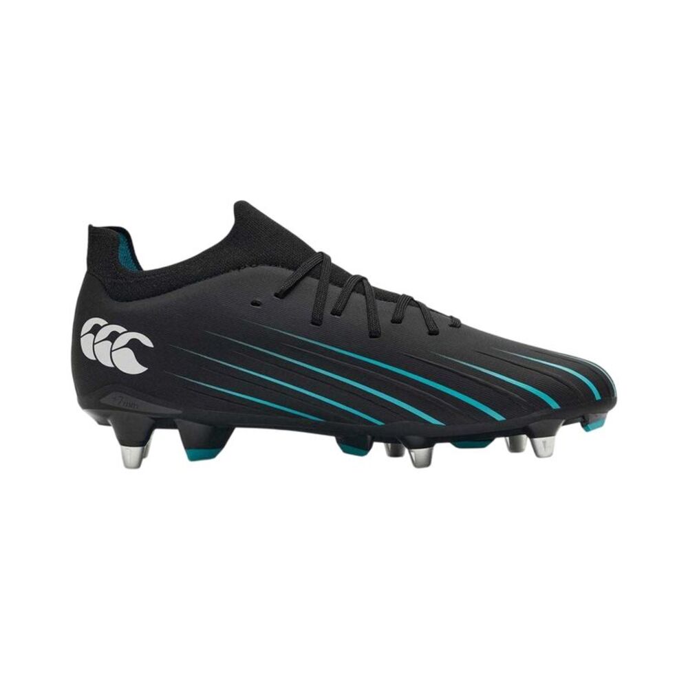 Canterbury Mens Speed Logo Rugby Boots / Jet Black